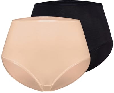 Hanro Dames maxi slip 2 pack Cotton Seamless