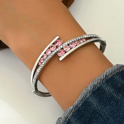 1PC Dames Mode Trend Minimalistische Halve Boog Geometrische Armband voor Date, Reizen, Banket, Feest, Festival Kleding Cadeaus brown
