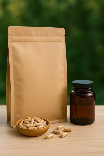 Maitake Capsules 450mg - 1000 Capsules - VehGro