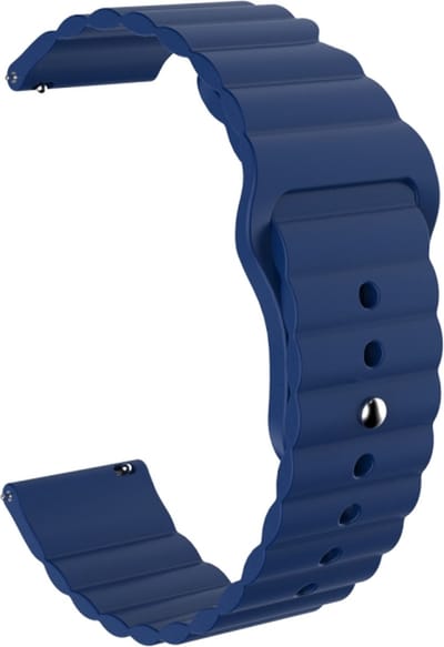 Siliconen bandje - geschikt voor Huawei Watch GT 2 42 mm / GT 3 42 mm Active / Elegant / GT 3 Pro 43 mm en Polar Ignite 2 / 3 / Pacer / Unite - blauw