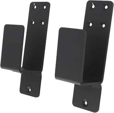 2 Stuks Deurbeveiligingsbalk met U-Beugel, Eenvoudige Installatie voor Garage en Schuur, Geschikt voor 2x4 Houten Planken, Duurzaam Carbonstaal