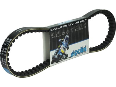 Courroie de transmission Polini pour Scooter Peugeot 50 Buxy 248.038 / 765x18.2x8mm x 30 Neuf