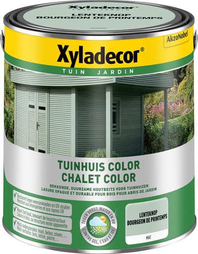 Xyladecor - Tuinhuis Color - Lente Knop - 2,5 L