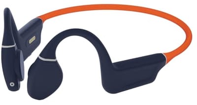 Draadloze Koptelefoon - Oordopjes - Sporten Muziek Luisteren - Waterdicht Ontwerp - 8GB MP3 - Oranje Blauw
