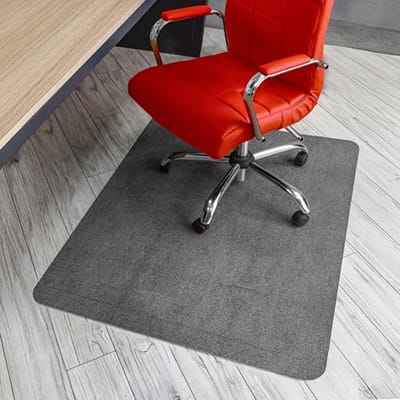 Vloerbeschermingsmat 100 x 120 cm - Krasbescherming, Antislip, Bureauonderlegger, Bureaustoelonderlegger