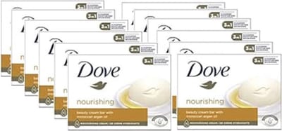 Dove Zeep Cream Oil Argan Olie - Voordeelverpakking 12 x 90 Gram