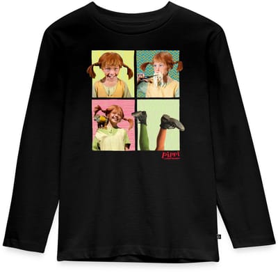Pippi Langkous Portretten Van Pippi Premium T-Shirt Kinderen
