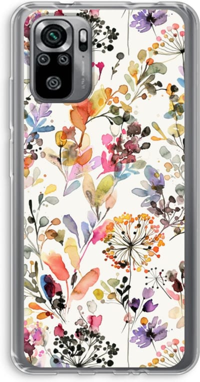 Case Company® - Hoesje geschikt voor Xiaomi Redmi Note 10S hoesje - Wilde grassen - Soft Cover Telefoonhoesje - Bescherming aan alle Kanten en Schermrand