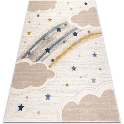 Kleden Rugsx KIDDO tapijt 5264 wit / crème, wolken, 80x150 cm