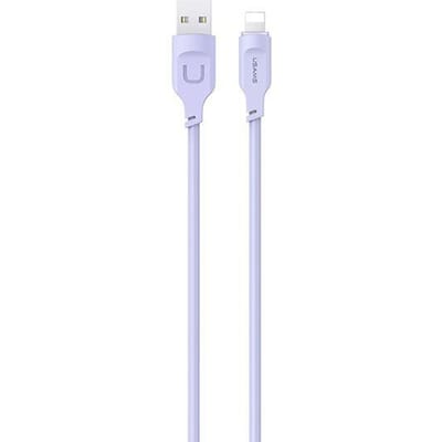 USAMS Lithe Serie - Lightning Kabel - 1,2m - Purper - Snel Laden