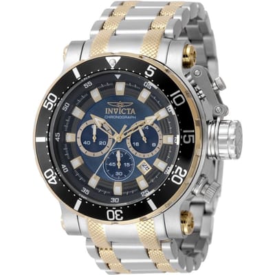 Invicta Coalition Forces 49754 Herenhorloge - Quartz Uurwerk - Roestvrij Staal met Zwarte Wijzerplaat - 52 mm