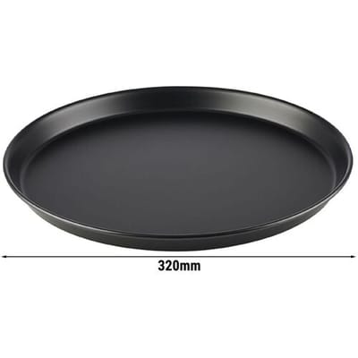 GGM Gastro (10 Stück) Pizzablech - Blaublech - Ø 320mm - Höhe: 25mm