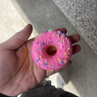 Needoh Donut TPR Squishy Fidget Speelgoed Zacht Knijpbaar Stressverlichter Sensorisch Speelgoed Volwassen Verzamelobject Cadeau Verrassingsspeelgoed Cadeau