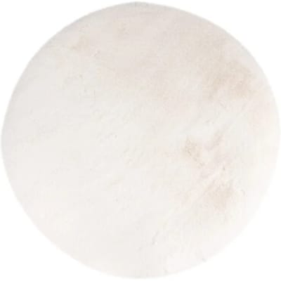 Muratap Heaven fluffy soft vloerkleed hoogpolig effen tapijt - 120 cm rond