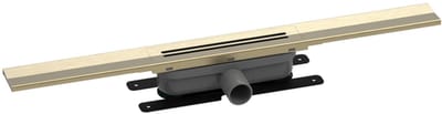 Easy drain R-line Clean Color douchegoot 80cm brushed brass