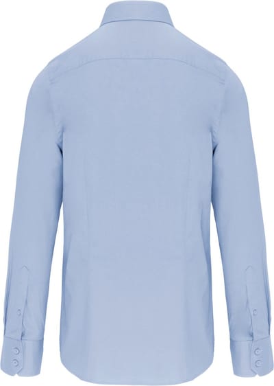 Kariban Getailleerd heren non-iron overhemd lange mouwen K522 - Bright Sky - S