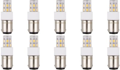 SPL Ba15d LED Lamp 2W - Neutraal Wit - 200lm - LED Buislamp T17 - 10 Stuks