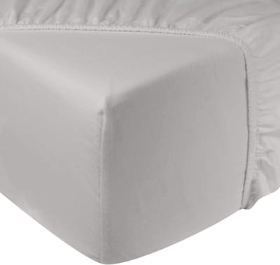 DoubleDry Hoeslaken Flanel 100% Zacht Katoen - Eenpersoons 90x200 cm - Rondom Elastiek - Off-White