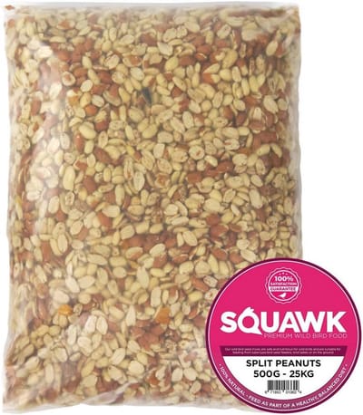 Gespleten Pinda's voor Wilde Vogels - Eiwitrijk Voer, Aflatoxinevrij, 20 kg