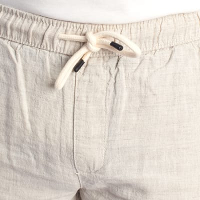 Heren Linnen Bermuda Shorts met Trekkoord HS24MBE09