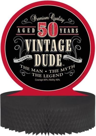 BIGIEMME SRL - Tafelversiering Vintage 50 jaar
