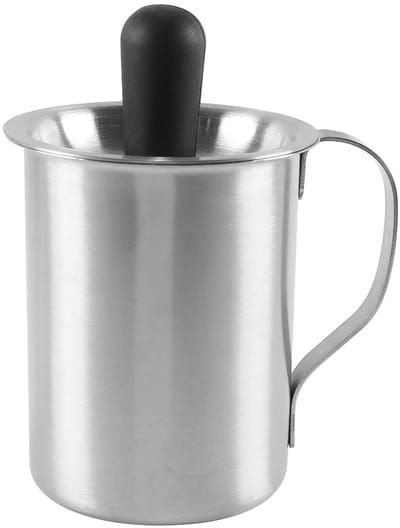 Golden crown - Set van sausblikken en -kwasten - multifunctionele saustrommel - roestvrijstalen BBQ-sauspan - 500 ml - grillen - ideaal voor koken en ba...