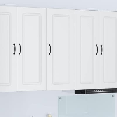 vidaXL - Vaatwasserpaneel - Kalmar - Wit - 40 - x - 31 - x - 100 - cm - Bewerkt - hout