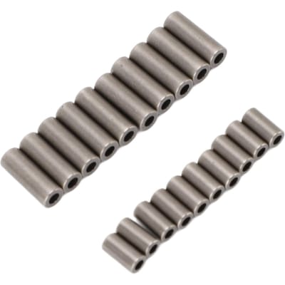 20 Stuks Vis Crimp Hulzen Enkelvoudige Crimp Hulzen Verguld Koper Crimp Huls Buizen voor gray