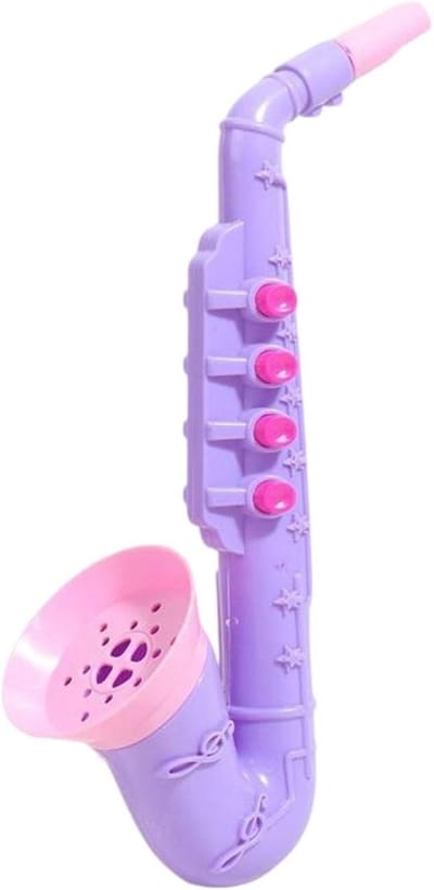 Kinder Saxofoon Speelgoed - Muziekinstrument Simulatie - Muziek Ontdekken - Veilig Leerinstrument - 25 cm Lengte - Uniek