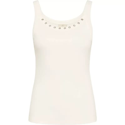Damestanktop KAFFE Carna Eyelets