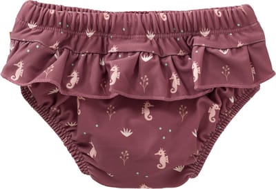 Fresk Luierbroek/ Zwembroek 62 - Ruimte voor Zwemluier - Sneldrogende Zwemkleding - UV-bescherming UPF 50 - Zwemshort Meisjes - Roze - Seahorse