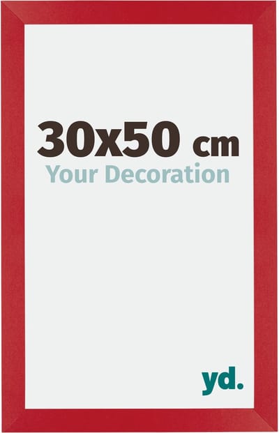Your Decoration - Fotolijst 30x50 cm - MDF - Rood - Mura