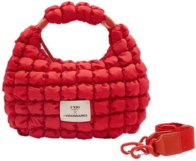 Unio Hamburg x Les Visionnaires schoudertas handtas Bubble Unio Kitzbuehel Cherry rood