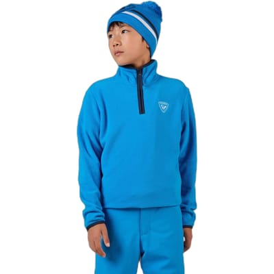 Rossignol Strawpile Fleece Met Halve Rits Blauw 8 Years Jongens