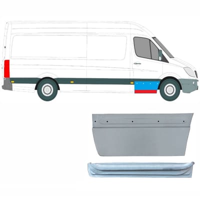 Reparatiepaneel voor deur voor Volkswagen Crafter 2005-2017 / Rechts / Set