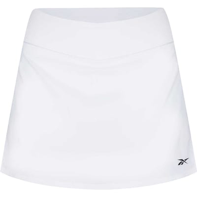 Reebok Dames Logo Tennis Skort (Wit)