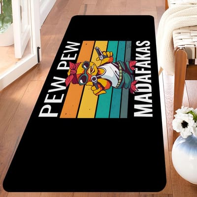 MADAFAKAS Tapijtpatroon Entree Deurmat Wasbaar Antislip Woonkamer Bank Stoelen Vloerkleed Keuken Welkomstdeurmat 50x80cm