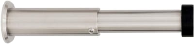 Famanu – Verstelbare wanddeurstopper 88–120 mm zwart rubber – robuuste wandbescherming tegen slaande
