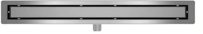 DutchLine - Douchegoot met flens en tegelrooster - RVS - 1800x70mm