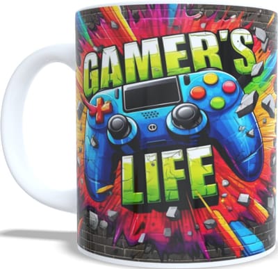 Koffie beker - thee mok - spreuk - gamers life