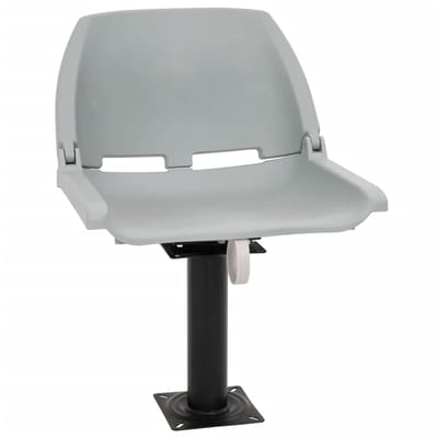vidaXL - Bootstoel - met - poot - 360° - draaibaar