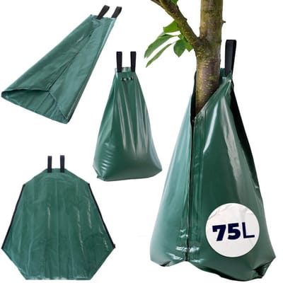 KADAX Boomwaterzak, 75 l, waterzak voor bomen, zak voor efficiënt bewateren van bomen in de tuin, boomirrigatiezak