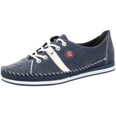 Tom Tailor - Sneaker met mesh inzetstuk - Maat 37 - navy