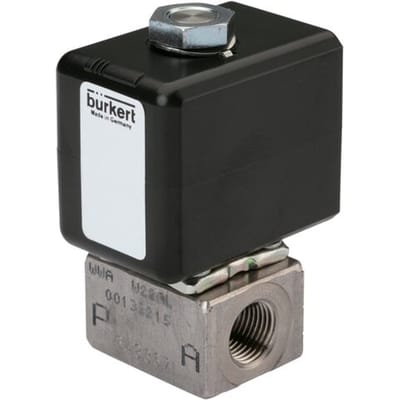 Magneetventiel G1/8'' NC RVS FKM 0-42bar/609psi 230VAC 7011 376013