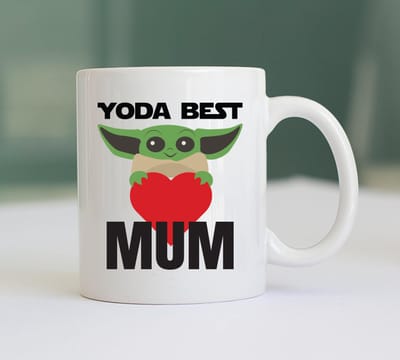 Mok Yo-da Best Mum - Moederdag Mok - Cadeau Moeder - Mok Mum - Verjaardag Cadeau - Cadeau voor Mum
