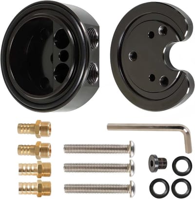 Brandstoftank Carterkit - Brandstoftank Opvangset - Brandstofsysteem Reparatie - Perfecte Afdichting O-ring Ontwerp - 12.5 x 12 x 7 cm