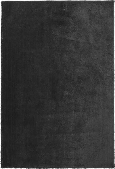 EVREN - Shaggy vloerkleed - Zwart - 140 x 200 cm - Polyester
