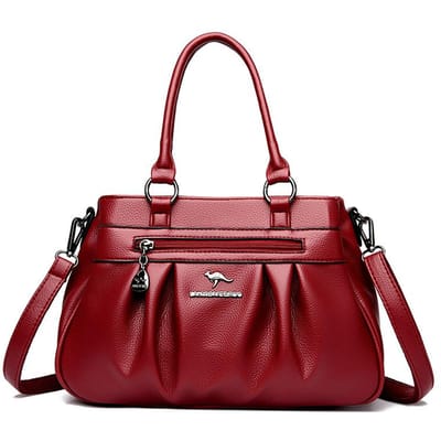 Witte Luxe Handtassen Vrouwen Tassen Designer Crossbody Tassen Voor Vrouwen 2023 Nieuwe Lederen Schoudertas Dames Casual Grote Draagtas sac rood