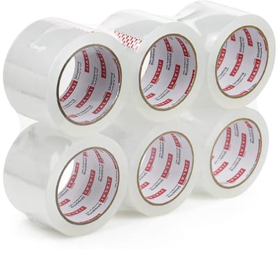 Krachtig Transparant Verpakkingstape Set (6 Rollen) - Zware Kwaliteit voor Verhuizen en Verzenden