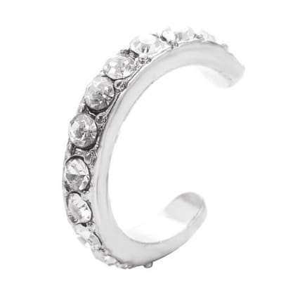 Ini mini ear cuff | zilver gekleurd